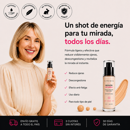 VIRENNA Booster de Ojeras — Tratamiento Anti-Fatiga