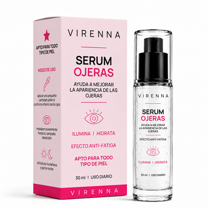 Virenna Serum Ojeras — Contorno de Ojos Anti-Fatiga y Anti-Ojeras